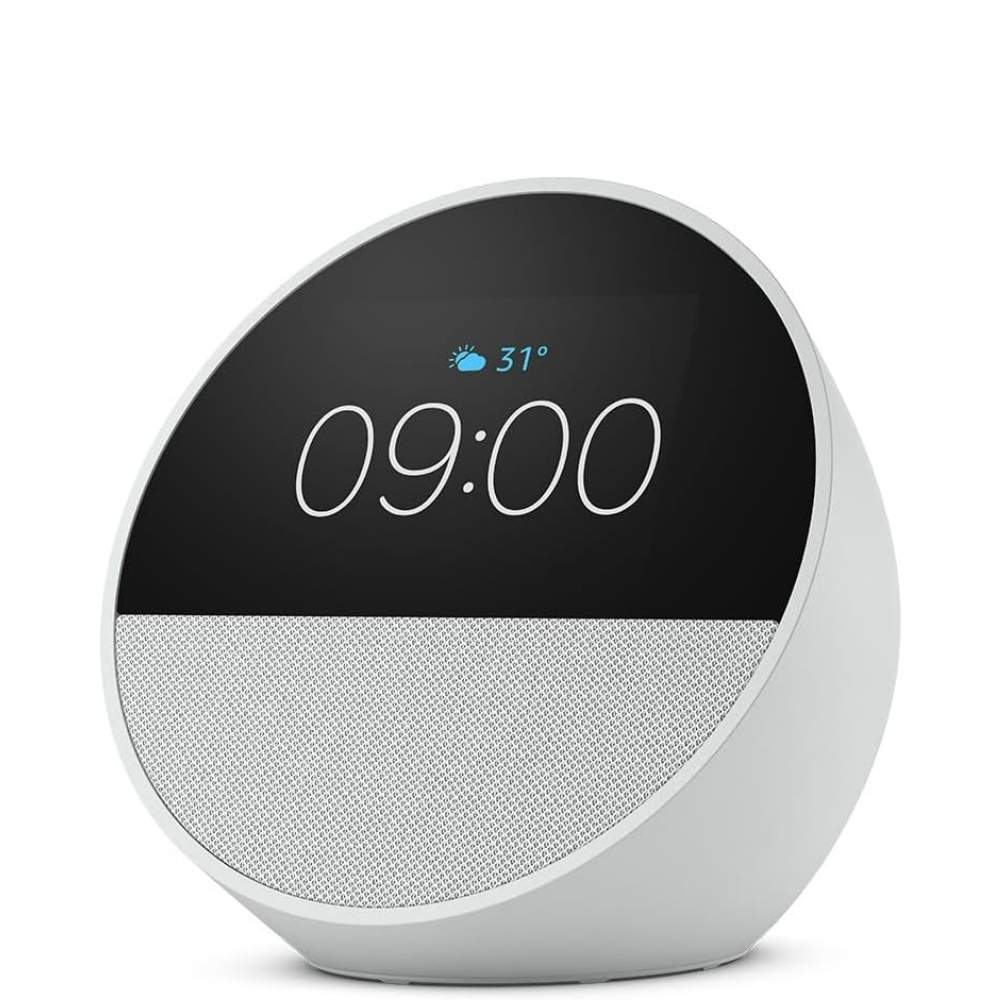 Amazon Echo Spot Alexa Amman Jordan Smart Home Teqane.com امازون ايكو سبوت اليكسا المنزل الذكي عمّان الاردن تقني دوت كوم
