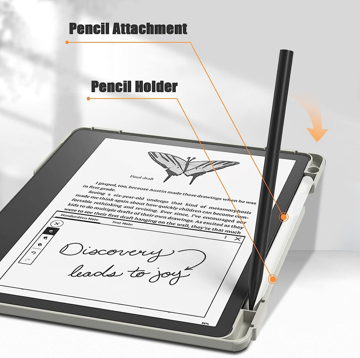 Amazon Kindle E-Reader 11th Gen Scribe Cover Amman Jordan Teqane.com غطاء امازون كيندل الجيل الحادي عشر عمّان الأردن تقني.كوم