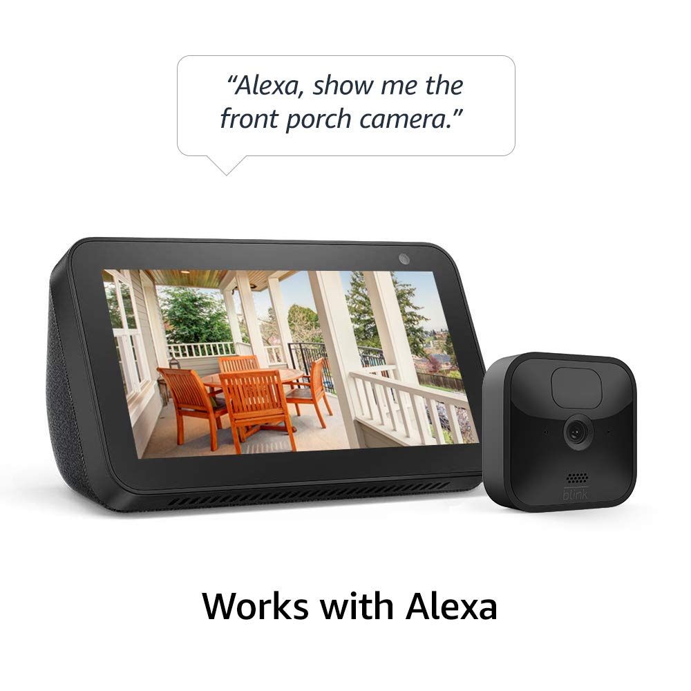 Blink Outdoor Wireless Security Cam Amman Jordan Smart Home Teqane.com بلينك كاميرة مراقبة خارجية المنزل الذكي عمّان الاردن تقني دوت كوم