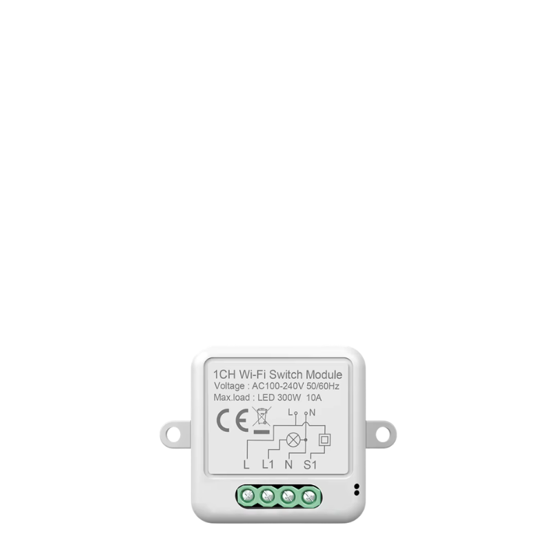 Light Breaker Switch WIFI | Tuya Smart Home | Works with Amazon Alexa & Google Home | Mobile App Control