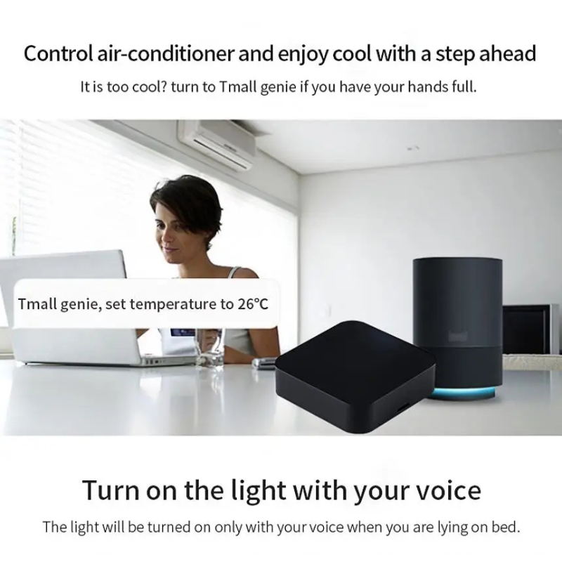 Mini Home Automation Remote Controller ZigBee | Tuya Smart Home | Works with Amazon Alexa & Google Home | Mobile App Control
