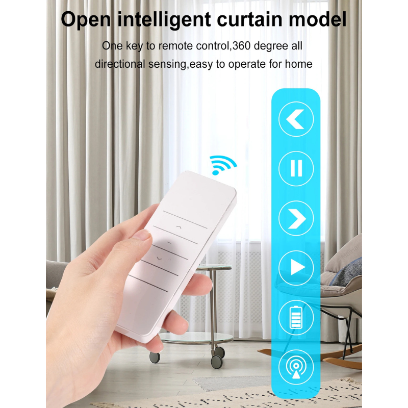 Tuya Smart Home Curtain System Amman Jordan Teqane.com نظام ستائر ذكي للمنزل الذكي عمّان الأردن تقني دوت كوم