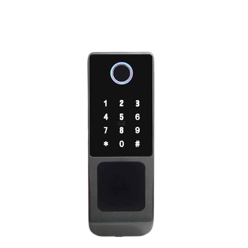 Smart door lock Home Security Amman Jordan Teqane.com قفل باب ذكي ببصمة الإصبع عمّان الاردن تقني دوت كوم