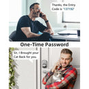 Fingerprint Keyless Entry Door Lock Amman Jordan Teqane.com قفل باب إلكتروني ببصمة الإصبع + لوحة مفاتيح عمّان الاردن تقني دوت كوم