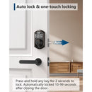 Fingerprint Keyless Entry Door Lock Amman Jordan Teqane.com قفل باب إلكتروني ببصمة الإصبع + لوحة مفاتيح عمّان الاردن تقني دوت كوم
