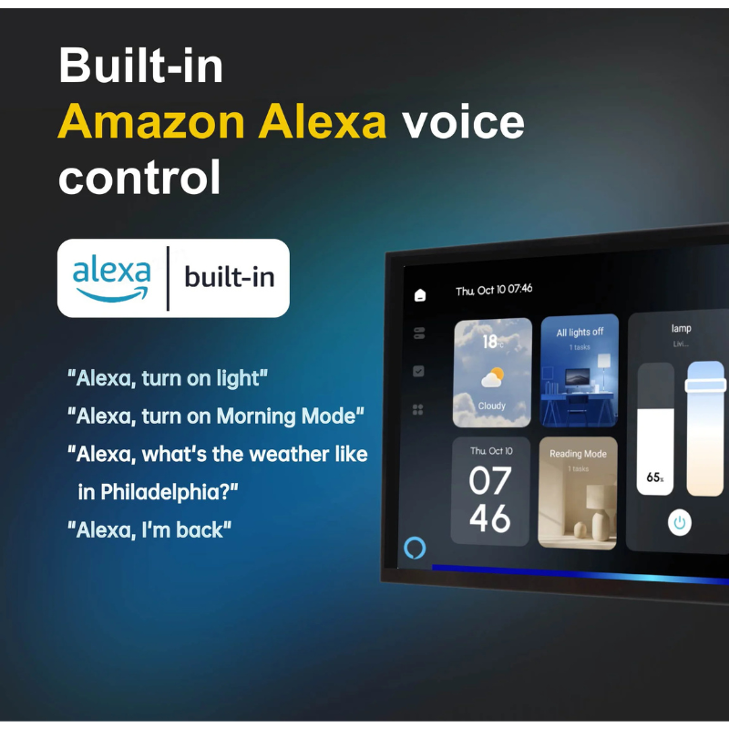 Smart Home Alexa Voice Panel | Jordan Amman Teqane.com