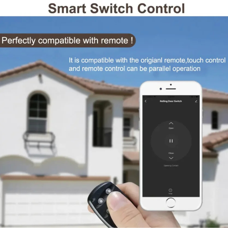 Roller Shutter Switch WIFI | Tuya Smart Home | Touch Panel | Works with Amazon Alexa & Google Home | Mobile App Control