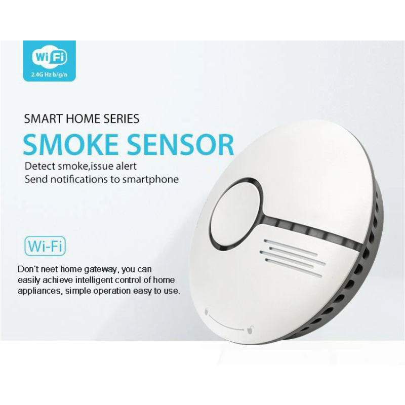 Smart Home WiFi Smoke Sensor | Jordan Amman Teqane.com