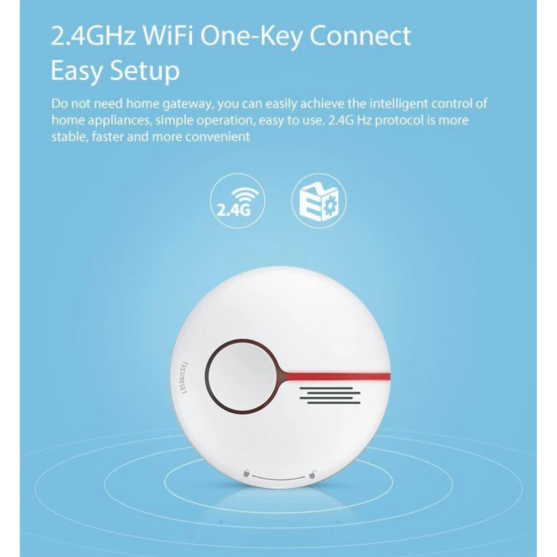 Smart Home WiFi Smoke Sensor | Jordan Amman Teqane.com