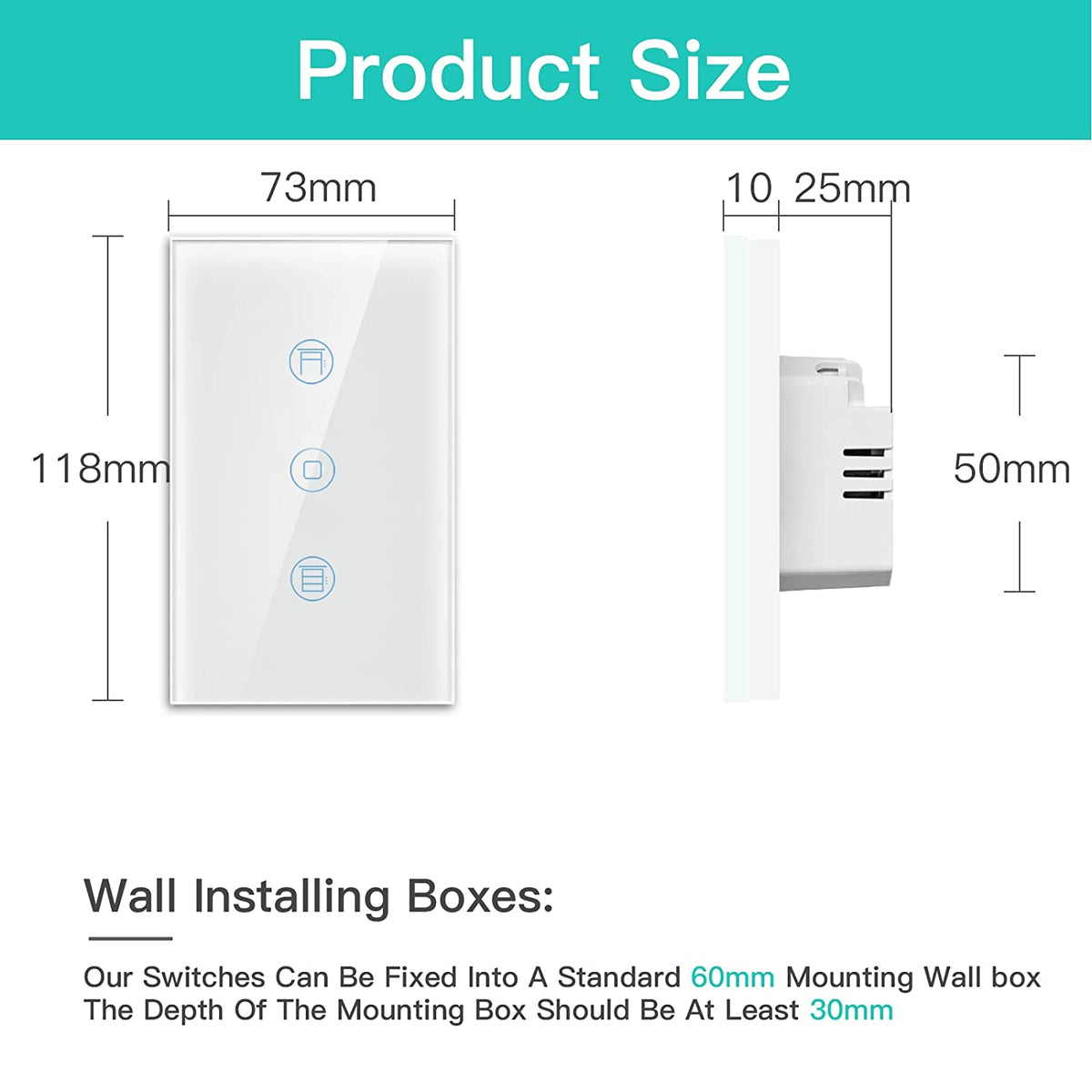BSEED Smart WiFi Shutter Switch Amman Jordan Smart Home Teqane.com لوحة كبسات ذكية للاباجورات لاتمتة المنزل عمّان الاردن تقني دوت كوم