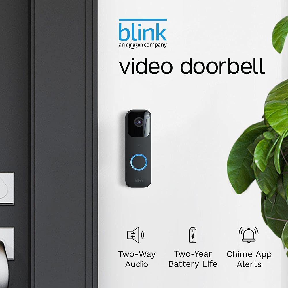 Blink Video Doorbell Amman Jordan Smart Home Teqane.com بلينك جرس خارجي مع كاميرا المنزل الذكي عمّان الاردن تقني دوت كوم