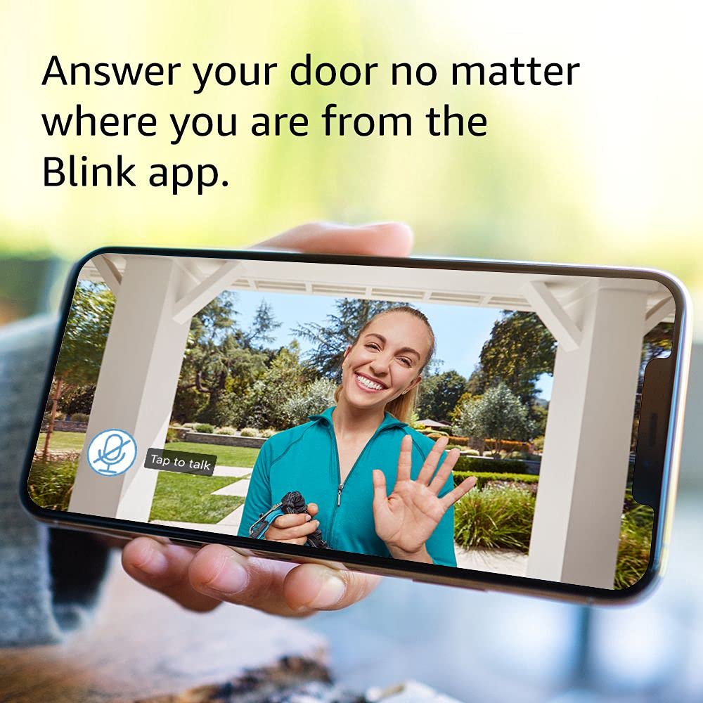 Blink Video Doorbell Amman Jordan Smart Home Teqane.com بلينك جرس خارجي مع كاميرا المنزل الذكي عمّان الاردن تقني دوت كوم