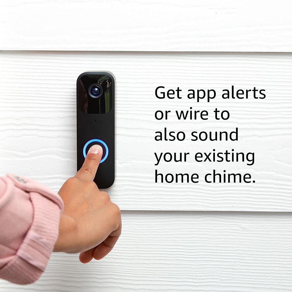 Blink Video Doorbell Amman Jordan Smart Home Teqane.com بلينك جرس خارجي مع كاميرا المنزل الذكي عمّان الاردن تقني دوت كوم