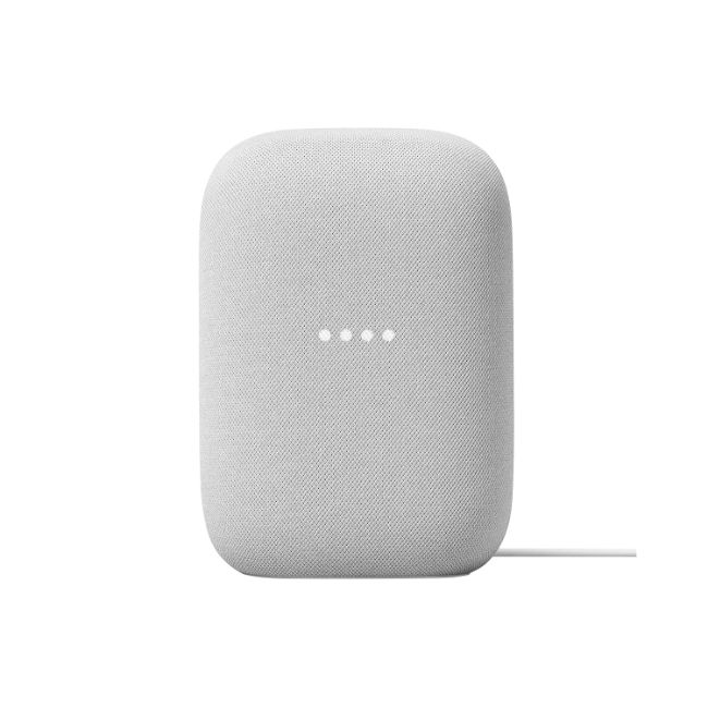 Google Nest Audio Smart Speaker Amman Jordan Smart Home Teqane.com سماعة جوجل نست للمنزل الذكي عمّان الاردن تقني.كوم