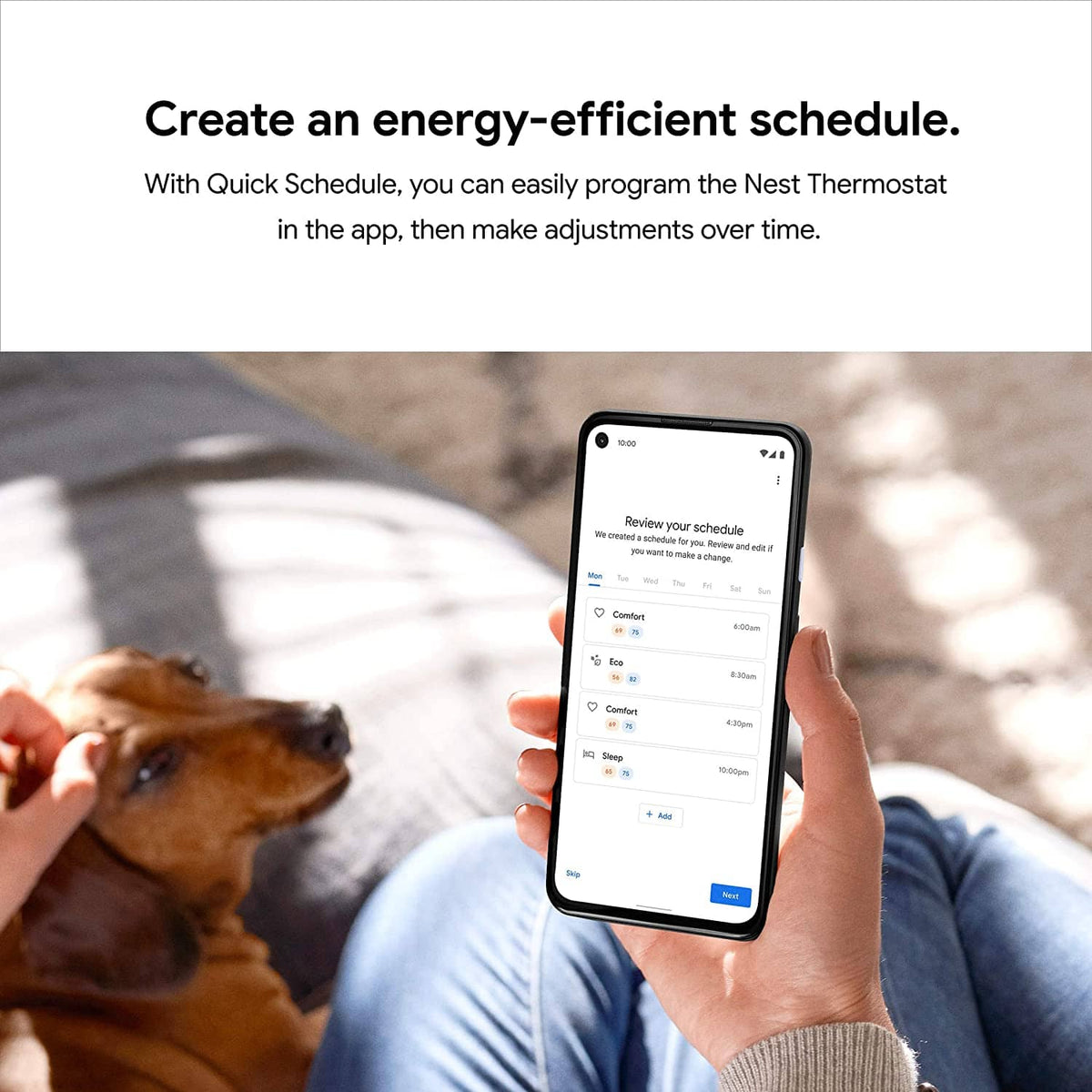 Google Nest Thermostat Smart Home Amman Jordan Teqane.com جوجل نست منظم حرارة عمان الاردن المنزل الذكي تقني.كوم