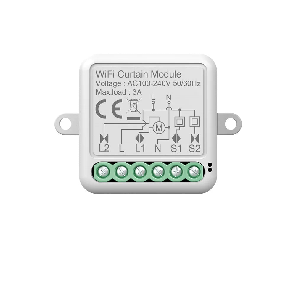 Smart Home Curtain Switch Breaker Zigbee with Mobile Control | Jordan Amman Teqane.com