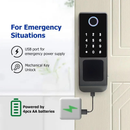 Smart door lock Home Security  Amman Jordan Teqane.com قفل باب ذكي ببصمة الإصبع  عمّان الاردن تقني دوت كوم 