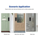 Smart door lock Home Security  Amman Jordan Teqane.com قفل باب ذكي ببصمة الإصبع  عمّان الاردن تقني دوت كوم 