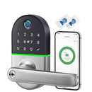 Smart door lock Fingerprint Bluetooth Outdoor IP66 Water-Resistant Amman Jordan Teqane.com قفل باب ذكي ببصمة الإصبع بلوتوث مقاوم للماء للاستعمال الخارجي عمّان الاردن تقني دوت كوم