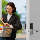 Smart door lock Fingerprint Bluetooth Outdoor IP66 Water-Resistant Amman Jordan Teqane.com قفل باب ذكي ببصمة الإصبع بلوتوث مقاوم للماء للاستعمال الخارجي عمّان الاردن تقني دوت كوم