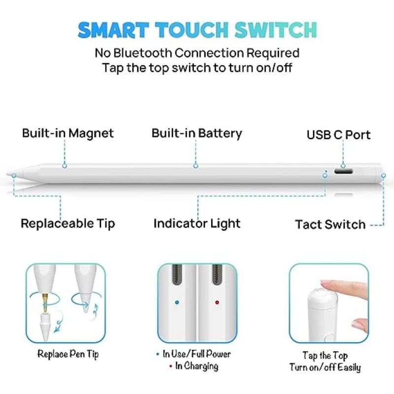  Stylus Digital Pen for Apple iPad Amman Jordan Teqane.com قلم الكتروني للرسم لجهاز ابل اي باد عمّان الاردن تقني دوت كوم 