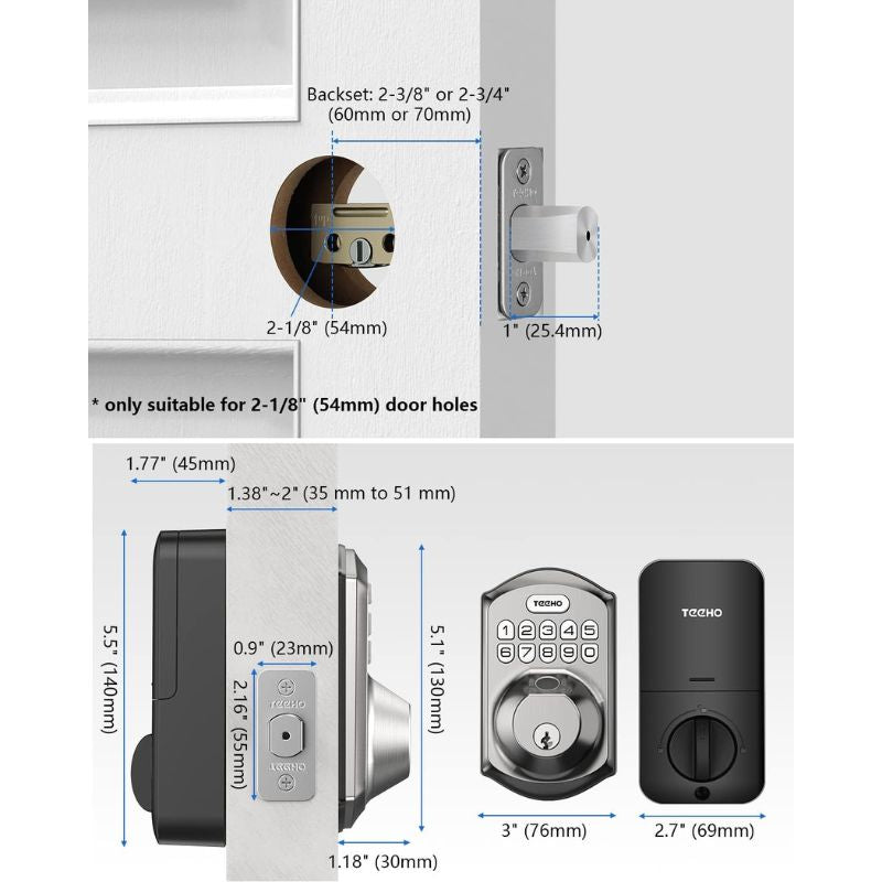  Fingerprint Keyless Entry Door Lock Amman Jordan Teqane.com قفل باب إلكتروني ببصمة الإصبع + لوحة مفاتيح عمّان الاردن تقني دوت كوم 