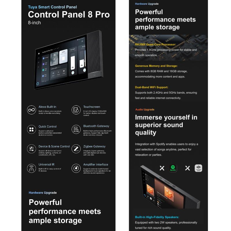 Smart Home Alexa Voice Panel | Jordan Amman Teqane.com