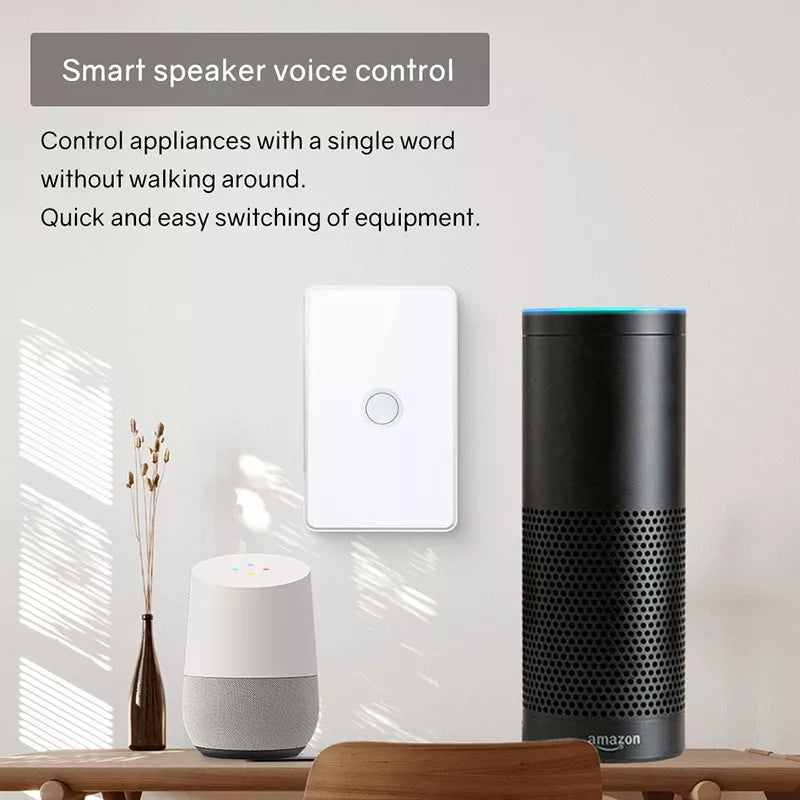 Light Switch ZigBee | Tuya Smart Home | Touch Panel | Works with Amazon Alexa & Google Home | Mobile App Control | ZigBee Hub Required