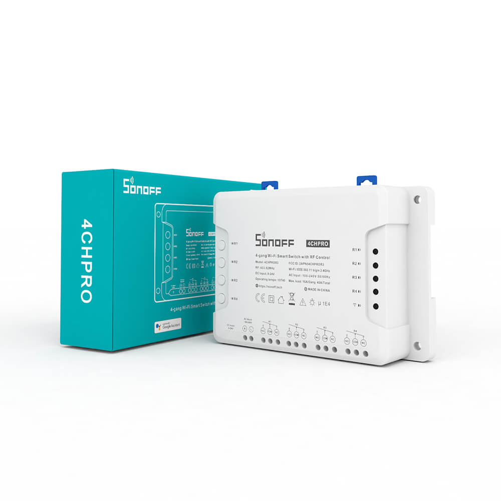 SONOFF 4CH Pro Smart Switch RF Home Automation Jordan Teqane.com سونوف مفاتيح تحكم ذكية الأردن تقني دوت كوم