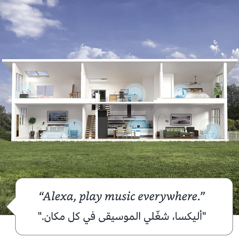 Amazon Echo 4th Gen Amman Jordan Smart Home Teqena.com أمازون إيكو اليكسا الجيل الرابع المنزل الذكي عمّان الأردن تقني دوت كوم