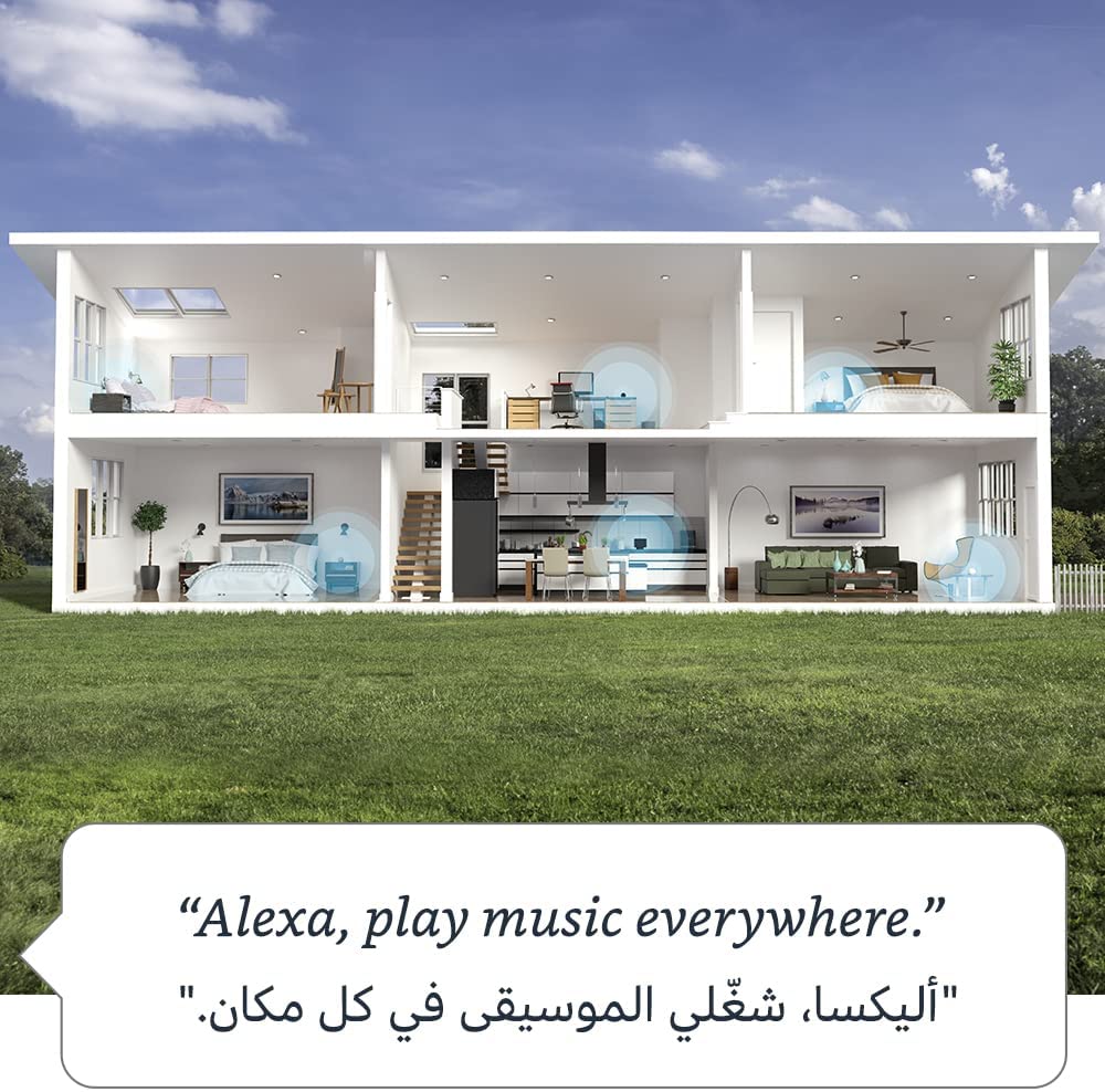 سماعة امازون ايكو دوت اليكسا (مستعمل - بحالة الجديد) الجيل الرابع للمنزل الذكي (باللغتين العربية والانجليزية) سماعة امازون ايكو دوت اليكسا (مستعمل - بحالة الجديد) الجيل الرابع للمنزل الذكي (باللغتين العربية والانجليزية)