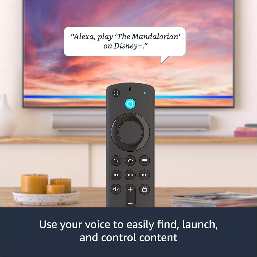 Amazon Fire TV Stick 4K 2022 Alexa Smart Home Amman Jordan Teqane.com أمازون فاير ستك اليكسا عمان الاردن المنزل الذكي تقني دوت كوم