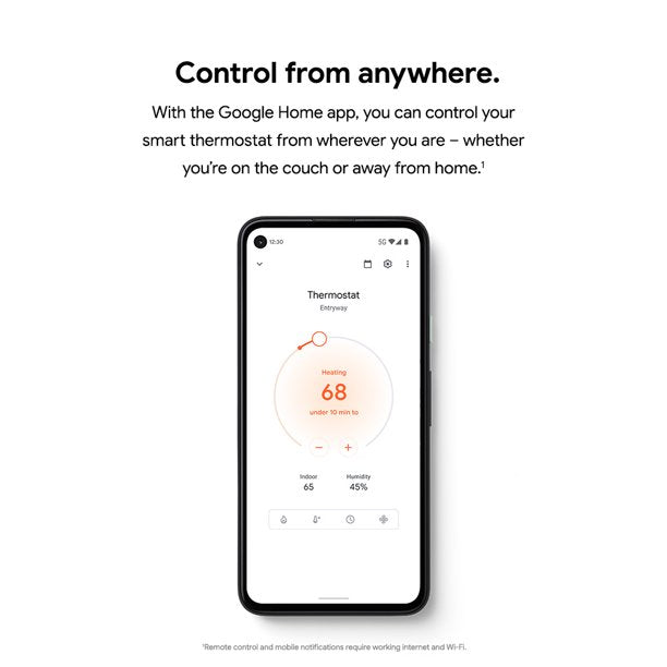  Google Nest Thermostat Smart Home Amman Jordan Teqane.com جوجل نست منظم حرارة عمان الاردن المنزل الذكي تقني.كوم