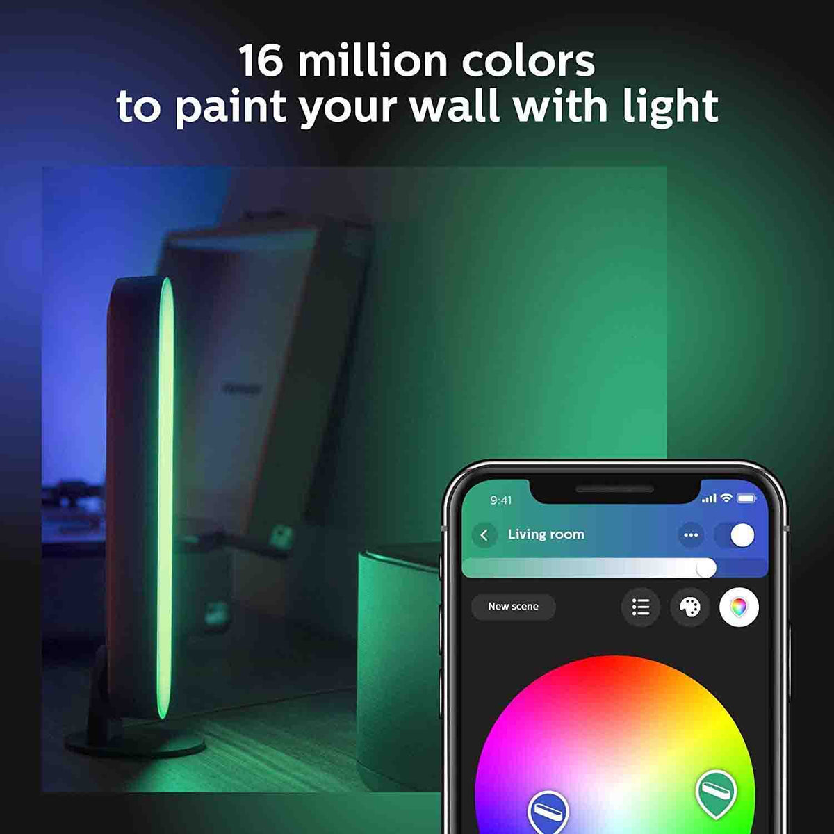  Philips Hue Play Bar Color Amman Jordan Smart Home Teqane.com إنارة فيليبس هيو بلاي بار ملونة المنزل الذكي عمّان الاردن تقني دوت كوم 