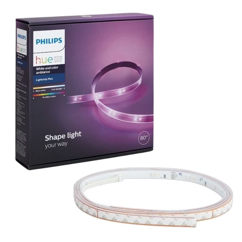Gaming Philips Hue Color Smart LED Strip Jordan Amman teqane.com إنارة فيليبس هيو الذكية حبل ليد ملون لاجهزة الكمبيوتر - متوافقة مع جميع الالعاب الالكترونية - الاردن عمّان