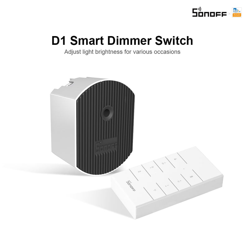 SONOFF Smart Dimmer Switch Home Automation Jordan Teqane.com سونوف مفتاح ذكي للتحكم بدرجات الإنارة الاردن المنزل الذكي تقني.كوم
