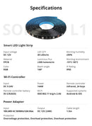 SONOFF Smart LED RGB Light Strip 5M Home Automation Jordan Teqane.com سونوف حبل إنارة ذكي ملون الاردن المنزل الذكي تقني دوت كوم