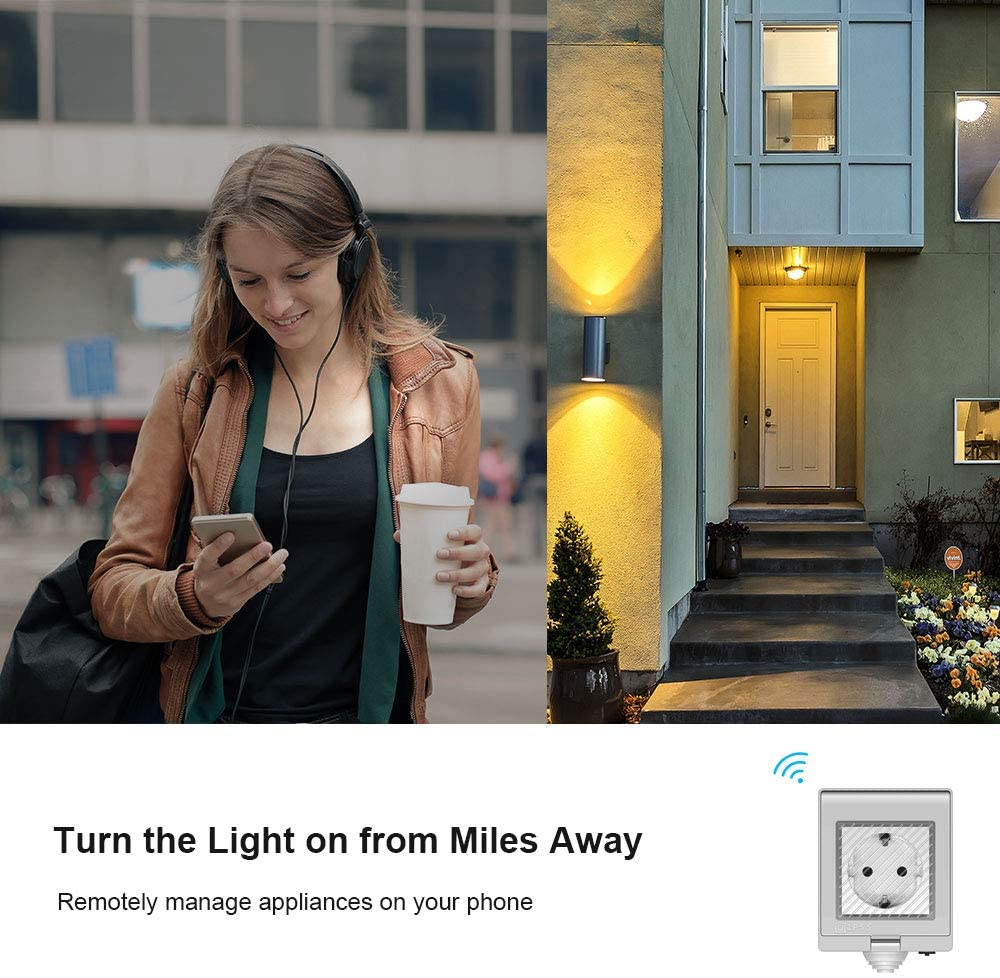 SONOFF Smart WiFi Waterproof Socket Home Automation Jordan Teqane.com سونوف مقبس مقاوم للماء الاردن المنزل الذكي تقني دوت كوم