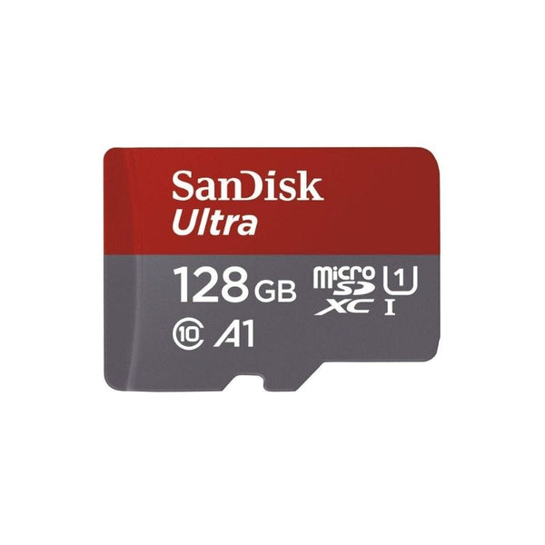 SanDisk 128GB Ultra microSD Memory Card with Adapter - Full HD, A1