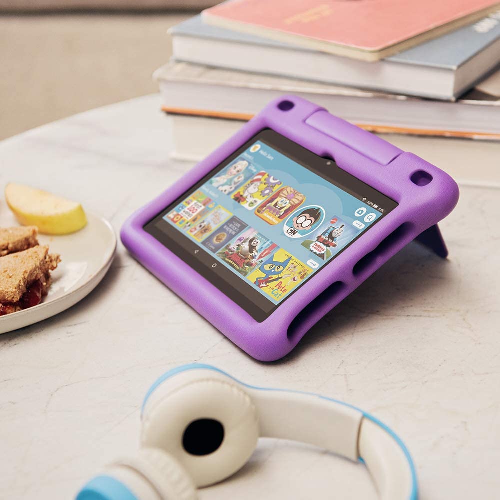 Tablet Amazon Fire 8 kids with Alexa Amman Jordan Smart Home Teqane.com تابلت امازون فاير مع اليكسا المنزل الذكي عمّان الاردن تقني دوت كوم